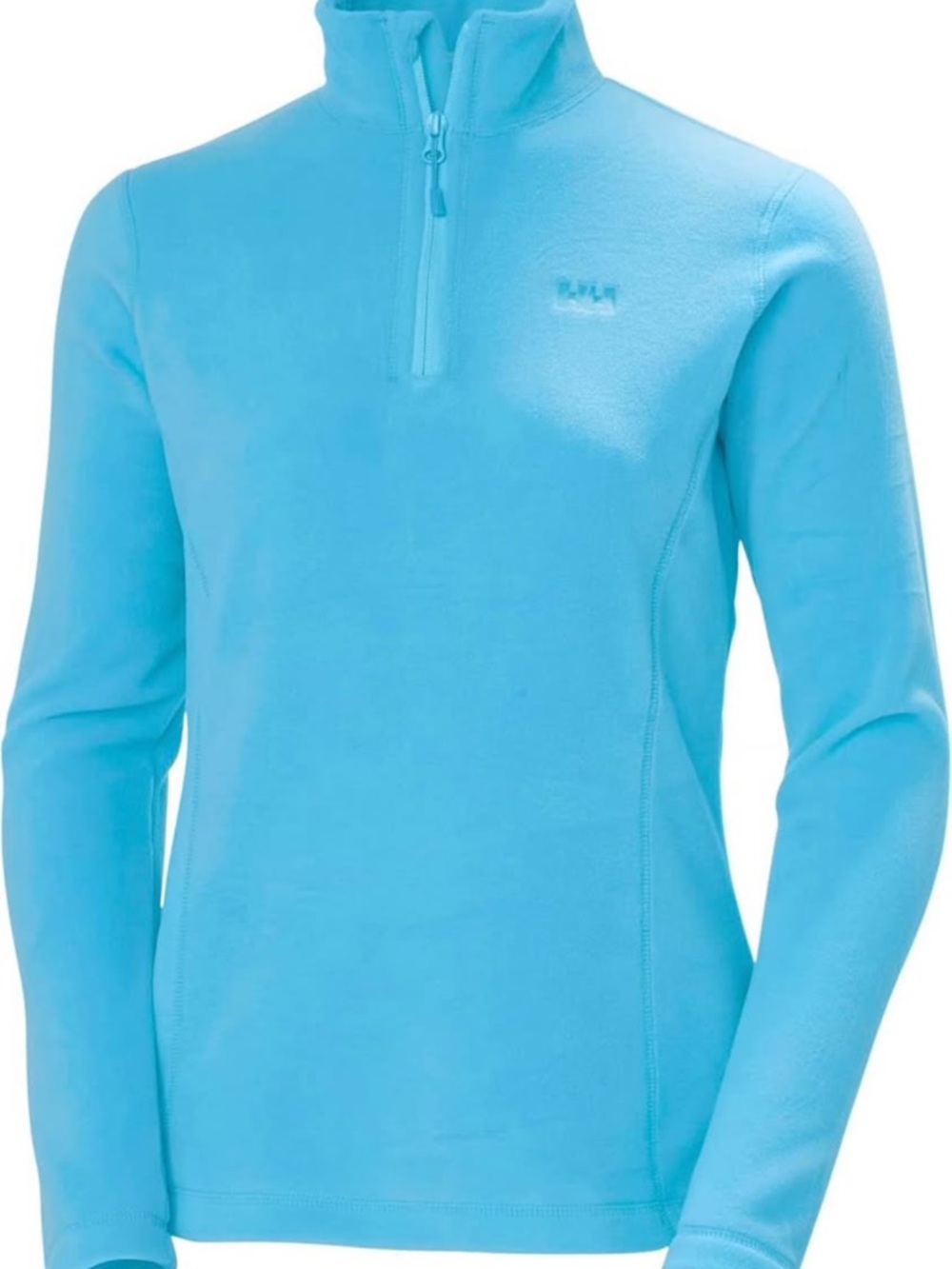 Helly Hansen Aqua Blue Women's Half-Zip Fleece Pullover